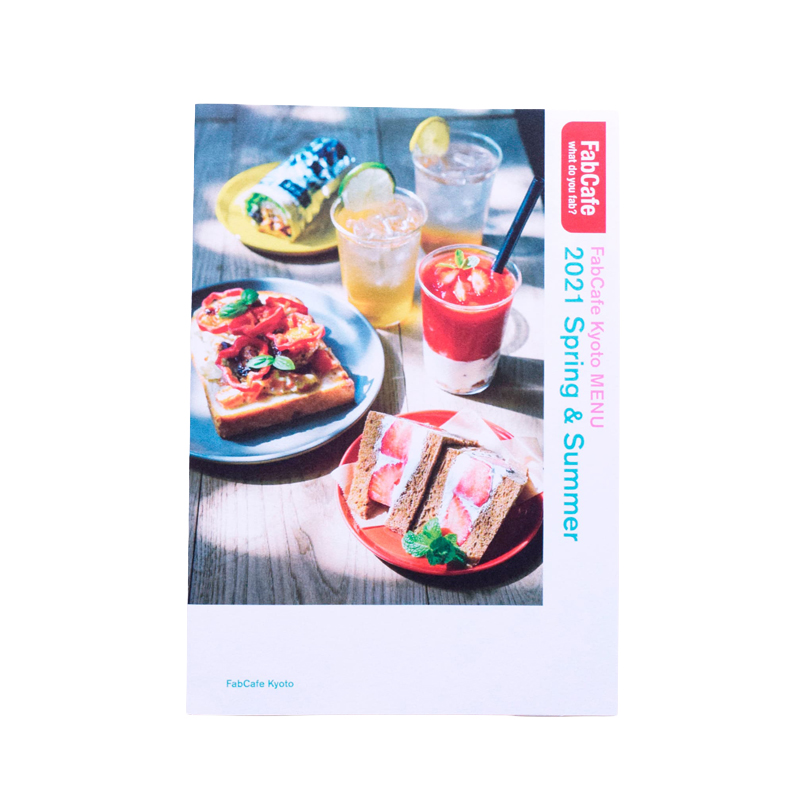 カフェのメニューデザイン